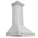 ZLINE 36 in. Autograph Edition Stainless Steel Range Hood with Stainless Steel Shell and Handle (8654STZ-36) - MyBBQDirect