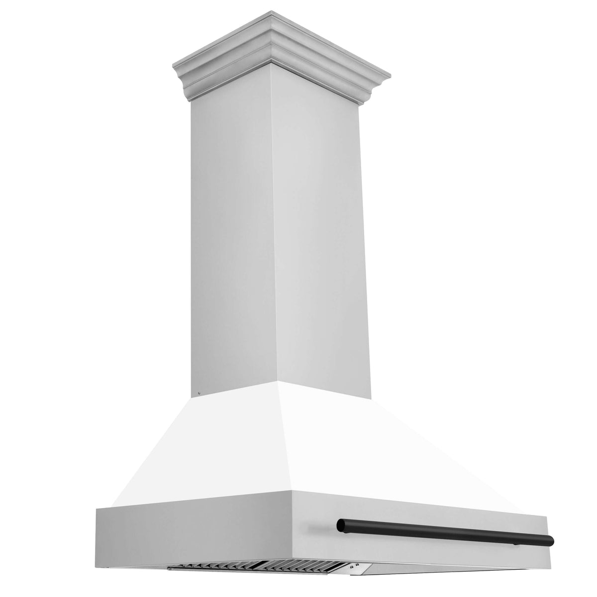 ZLINE 36 in. Autograph Edition Stainless Steel Range Hood with White Matte Shell (8654STZ-WM36) - MyBBQDirect