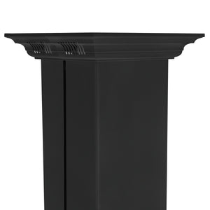 ZLINE Crown Molding in Black Stainless Steel with Built-in Bluetooth Speakers (CM6-BT-BSGL2iN) - MyBBQDirect