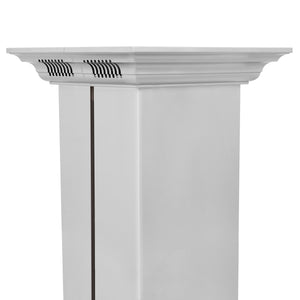 ZLINE Crown Molding in Stainless Steel with Built-in CrownSound Bluetooth Speakers (CM6-BT-GL5i) - MyBBQDirect