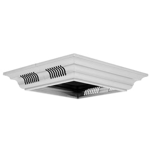 ZLINE Crown Molding in Stainless Steel with Built-in CrownSound Bluetooth Speakers (CM6-BT-GL5i) - MyBBQDirect