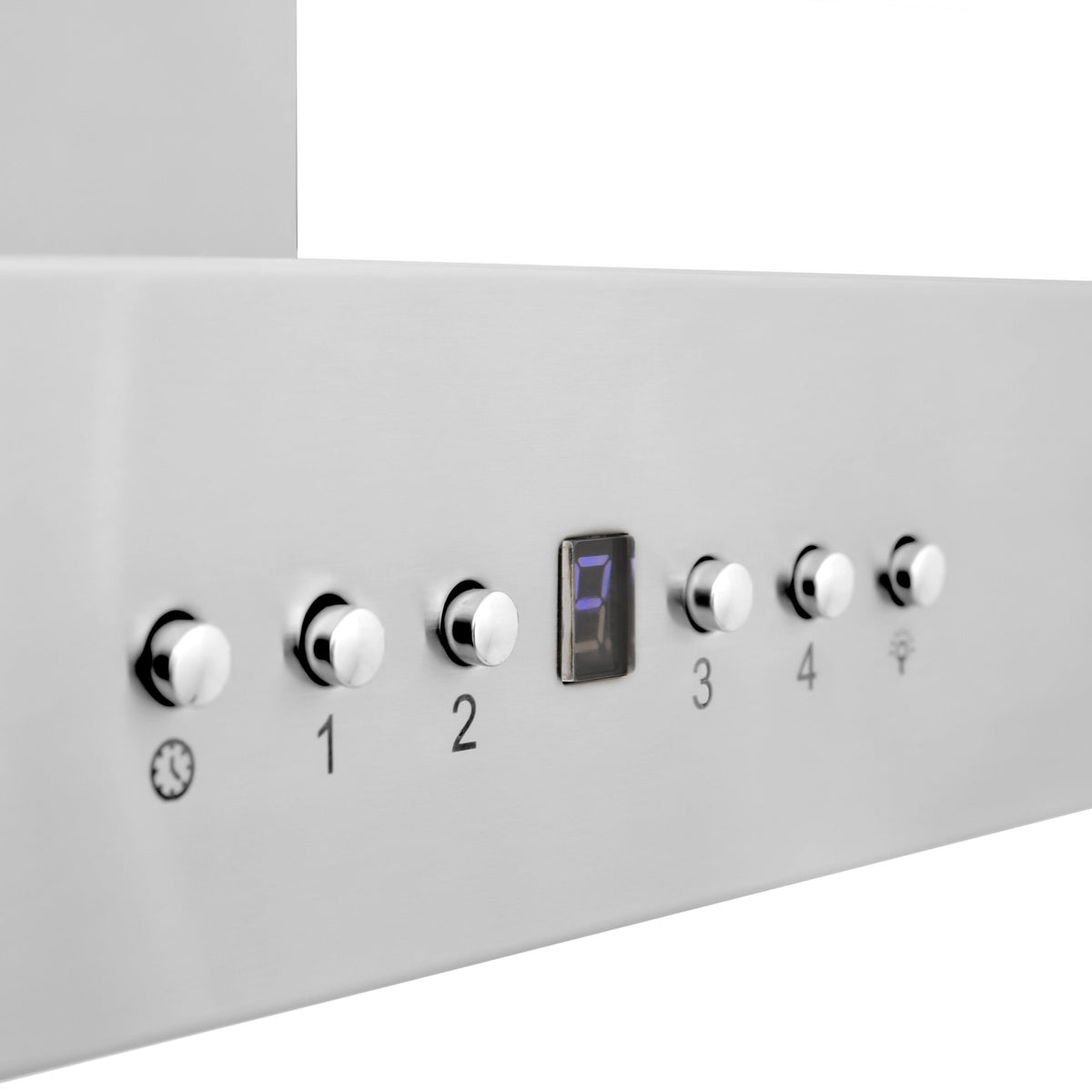 ZLINE Convertible Vent Wall Mount Range Hood in Stainless Steel with Crown Molding (KECRN) - MyBBQDirect