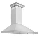 ZLINE Convertible Vent Wall Mount Range Hood in Stainless Steel with Crown Molding (KBCRN) - MyBBQDirect