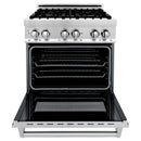 ZLINE 30 in. 4.0 cu. ft. Electric Oven and Gas Cooktop Dual Fuel Range with Griddle in Stainless Steel (RA-GR-30) - MyBBQDirect