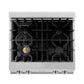 ZLINE 30 in. Porcelain Rangetop in DuraSnow Stainless Steel with 4 Gas Burners (RTS-30) Available with Brass Burners - MyBBQDirect