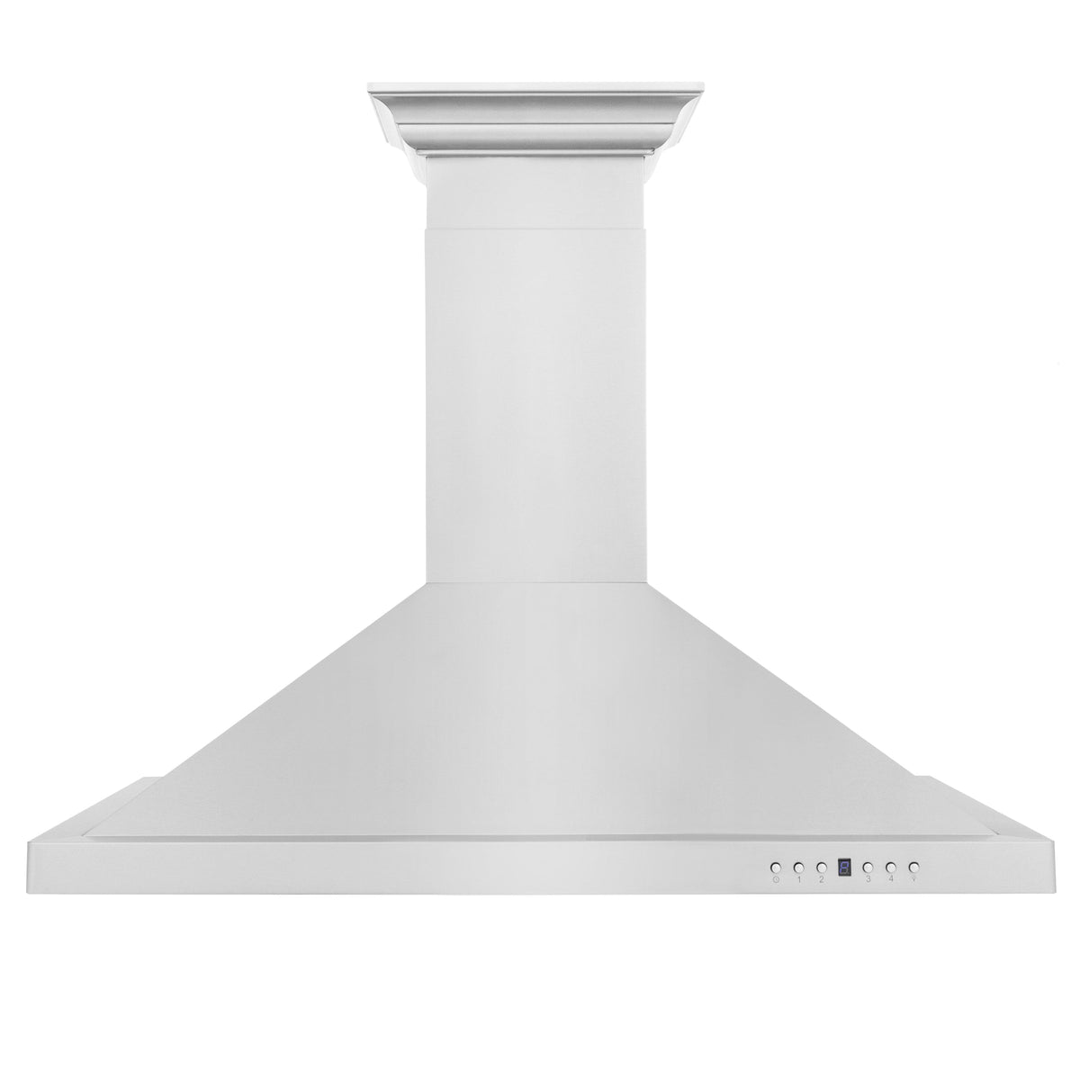 ZLINE Convertible Vent Wall Mount Range Hood in Stainless Steel with Crown Molding (KBCRN) - MyBBQDirect