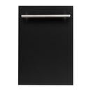 ZLINE 18 in. Dishwasher Panel in Stainless Steel with Modern Handle (DP-18) - MyBBQDirect