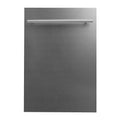 ZLINE 18 in. Dishwasher Panel in Stainless Steel with Modern Handle (DP-18) - MyBBQDirect