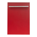 ZLINE 18 in. Dishwasher Panel in Stainless Steel with Modern Handle (DP-18) - MyBBQDirect