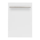 ZLINE 18 in. Dishwasher Panel in Stainless Steel with Modern Handle (DP-18) - MyBBQDirect