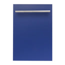 ZLINE 18 in. Dishwasher Panel in Stainless Steel with Modern Handle (DP-18) - MyBBQDirect