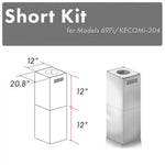 ZLINE 2-12 in. Short Chimney Pieces (SK-697i/KECOMi-304) - MyBBQDirect