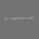 ZLINE 2-12 in. Short Chimney Pieces for 8 ft. Ceilings (SK-9667/9697)
