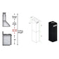 ZLINE 2-12 in. Short Chimney Pieces for 7 ft. to 8 ft. Ceilings (SK-BSKE2iN) - MyBBQDirect