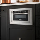ZLINE 24 in. 1.2 cu. ft. Stainless Steel Microwave Drawer with 30 in. Trim Kit (MWD-TK-30) - MyBBQDirect