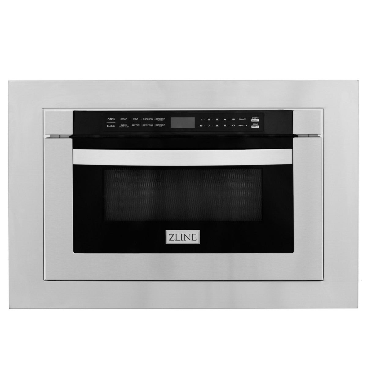 ZLINE 24 in. 1.2 cu. ft. Stainless Steel Microwave Drawer with 30 in. Trim Kit (MWD-TK-30) - MyBBQDirect