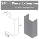 ZLINE 24 in. Chimney for 36 in. Under Cabinet Hoods (520/523/527-36-2FTEXT) - MyBBQDirect