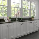 ZLINE 24 in. Rome Dual Mount Single Bowl Fireclay Kitchen Sink with Bottom Grid (FRC5123)