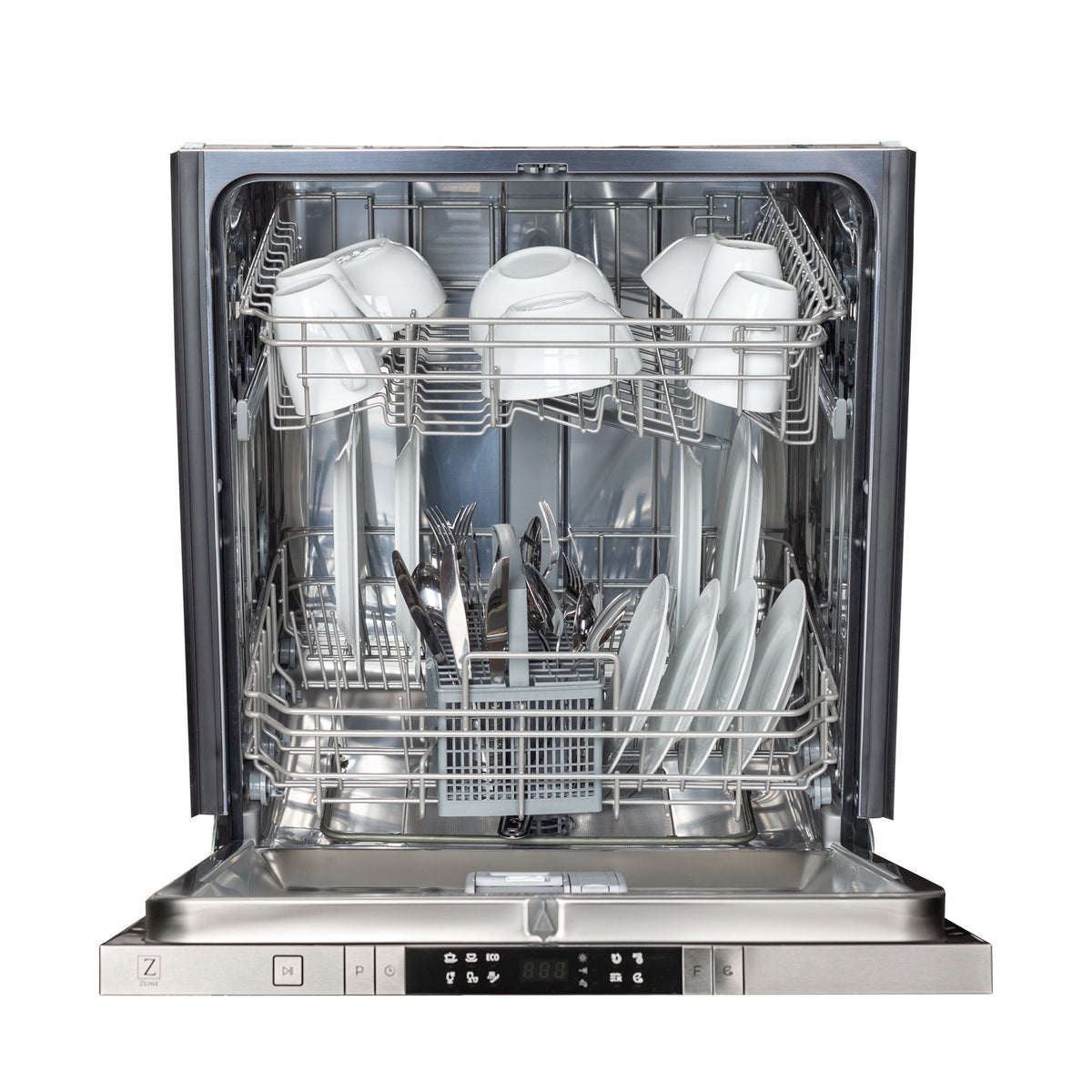 ZLINE 24 in. Panel Ready Top Control Dishwasher with Stainless Steel Tub, 52dBa (DW7713-24) - MyBBQDirect