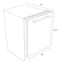 ZLINE 24 in. Panel Ready Top Control Dishwasher with Stainless Steel Tub, 52dBa (DW7713-24) - MyBBQDirect