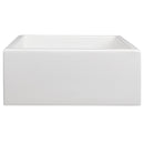 ZLINE 24 in. Venice Farmhouse Apron Front Reversible Single Bowl Fireclay Kitchen Sink with Bottom Grid (FRC5120) - MyBBQDirect