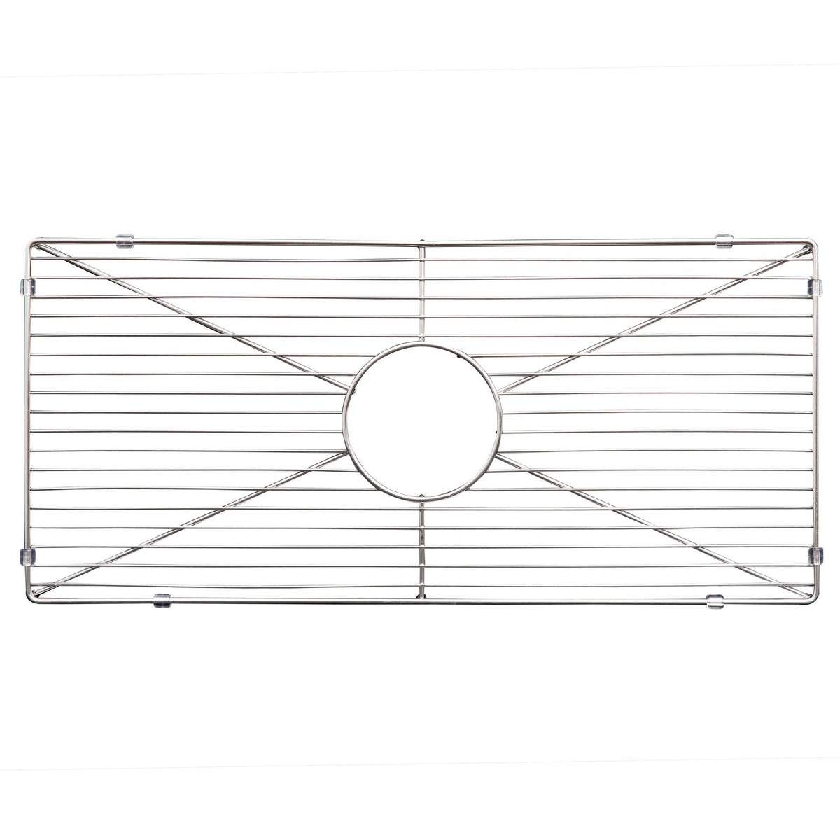 ZLINE 24 in. Venice Farmhouse Apron Front Reversible Single Bowl Fireclay Kitchen Sink with Bottom Grid (FRC5120) - MyBBQDirect