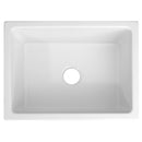 ZLINE 24 in. Venice Farmhouse Apron Front Reversible Single Bowl Fireclay Kitchen Sink with Bottom Grid (FRC5120) - MyBBQDirect