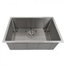 ZLINE 30" Meribel Undermount Single Bowl Stainless Steel Kitchen Sink with Bottom Grid (SRS-30)