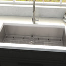 ZLINE 33 in. Meribel Undermount Single Bowl Stainless Steel Kitchen Sink with Bottom Grid (SRS-33) - MyBBQDirect
