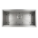 ZLINE 33 in. Garmisch Undermount Single Bowl Kitchen Sink with Bottom Grid and Accessories (SLS-33) - MyBBQDirect