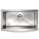 ZLINE 33 in. Vail Farmhouse Apron Mount Single Bowl Kitchen Sink with Bottom Grid (SAS-33)