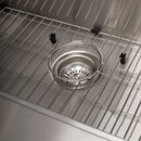 ZLINE 33 in. Moritz Farmhouse Apron Mount Single Bowl Kitchen Sink with Bottom Grid and Accessories (SLSAP-33) - MyBBQDirect