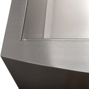 ZLINE 33 in. Moritz Farmhouse Apron Mount Single Bowl Kitchen Sink with Bottom Grid and Accessories (SLSAP-33) - MyBBQDirect