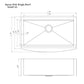 ZLINE 33 in. Moritz Farmhouse Apron Mount Single Bowl Kitchen Sink with Bottom Grid and Accessories (SLSAP-33) - MyBBQDirect