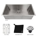 ZLINE 36 in. Classic Series Undermount Single Bowl Sink (SRS) - MyBBQDirect