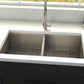 ZLINE 36 in. Anton Undermount Double Bowl Kitchen Sink with Bottom Grid (SR50D-36) - MyBBQDirect