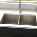 ZLINE 36 in. Anton Undermount Double Bowl Kitchen Sink with Bottom Grid (SR50D-36) - MyBBQDirect