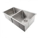 ZLINE 36 in. Anton Undermount Double Bowl Kitchen Sink with Bottom Grid (SR50D-36) - MyBBQDirect