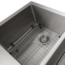 ZLINE 36 in. Niseko Farmhouse Apron Mount Double Bowl Kitchen Sink with Bottom Grid (SA50D) - MyBBQDirect