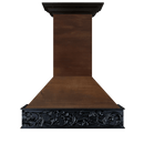 ZLINE 36 in. Wooden Island Mount Range Hood in Antigua and Walnut (9373AR-36) - MyBBQDirect