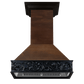 ZLINE 36 in. Wooden Island Mount Range Hood in Antigua and Walnut (9373AR-36) - MyBBQDirect