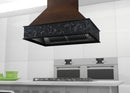 ZLINE 36 in. Wooden Island Mount Range Hood in Antigua and Walnut (9373AR-36) - MyBBQDirect