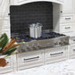 ZLINE 48 in. Porcelain Gas Stovetop with 7 Gas Burners and Griddle (RT48) Available with Brass Burners - MyBBQDirect