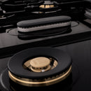 ZLINE 48 in. Porcelain Gas Stovetop with 7 Gas Burners and Griddle (RT48) Available with Brass Burners - MyBBQDirect