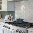 ZLINE 48 in. Porcelain Gas Stovetop with 7 Gas Burners and Griddle (RT48) Available with Brass Burners - MyBBQDirect