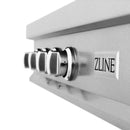 ZLINE 48 in. Porcelain Gas Stovetop in DuraSnow Stainless Steel with 7 Gas Burners and Griddle (RTS-48) Available with Brass Burners - MyBBQDirect