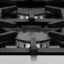 ZLINE 48 in. Porcelain Gas Stovetop in DuraSnow Stainless Steel with 7 Gas Burners and Griddle (RTS-48) Available with Brass Burners - MyBBQDirect