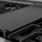 ZLINE 48 in. Porcelain Gas Stovetop with 7 Gas Burners and Griddle (RT48) Available with Brass Burners - MyBBQDirect