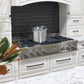 ZLINE 48 in. Porcelain Gas Stovetop with 7 Gas Burners and Griddle (RT48) Available with Brass Burners - MyBBQDirect