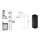 ZLINE 61" Wooden Chimney Extension for Ceilings up to 12.5 ft. (KBiCC-E) - MyBBQDirect